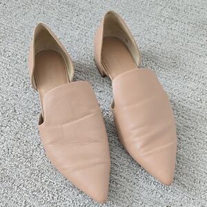 Vince Women's Nude Leather Loafers